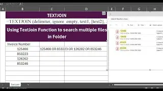 Search multiple files in folder by using Excel 365 - TEXTJOIN -Don’t miss out on these expert tips