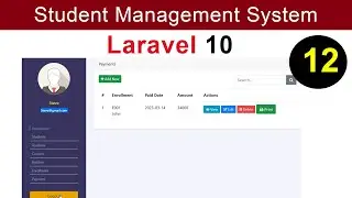 Student Management Project using Laravel 10 Part 12