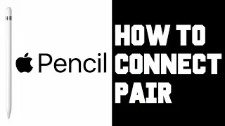 How To Connect Apple Pencil To iPad - Apple Pencil How To Pair - Apple Pencil 2 How To Pair Help