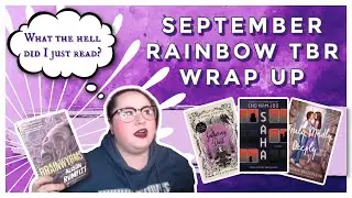 Reading Purple Books for the Month | September 2024 Reading Wrap Up