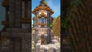 Watchtower Keep 🏰 #shorts #minecraft #castle #minecraftbuilding