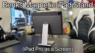 Benks Magnetic iPad Stand (iPad Pro as a Screen)