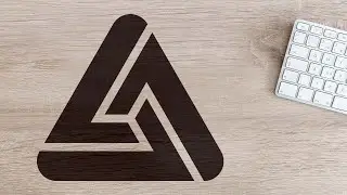 Triangle Logo in Inkscape.