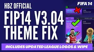 FIP14 v3.04 - NEW Theme update, NEW Scoreboards and more. See description. FIFA Infinity Patch v3