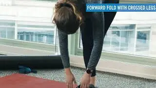 IT Band Stretches | Forward Fold With Crossed Legs