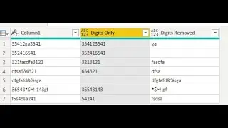 Remove Digits or Keep them in Power BI Using Power Query