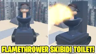 How to get the FLAMETHROWER SKIBIDI TOILET BADGE in Skibidi Toilet RP (ROBLOX)