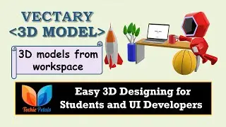 Vectory Beta Version with workspace objects | 3D designing for beginners | Free online 3D designing