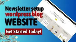 newsletter mailchimp setup  in WordPress blog website