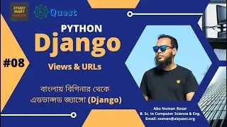 08. Django Bangla Tutorial (Basic to Advanced) | Views (Function Based) and URLs | Python Django