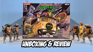 NECA TMNT Turtle Van Unboxing & Review