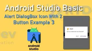 Android Alert Dialog With Two Button Example - Android Studio Tutorial