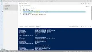 Set The Time Zone With PowerShell 7