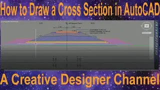 How to Cross Section Draw in AutoCAD.