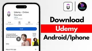 How To Download & Install Udemy on Android & iOS (2024) | Download Udemy | Install Udemy