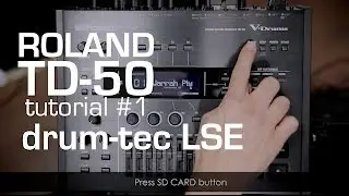 Roland TD-50 sound module tutorial #1: Loading the drum-tec Live Sound Edition backup