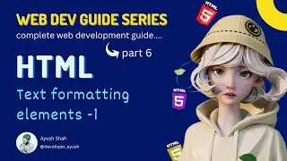 Text Formating Elements | Headings | HTML Tutorial | Web Dev Guide Series