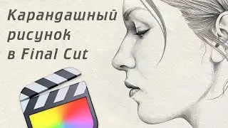 Эффект Рисунка Карандашом в Final CUT Pro. Как превратить видео в карандашный рисунок в FCPX