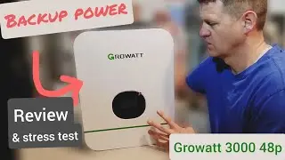 Growatt 3000 LVM-P.  Power Backup. Inverter. Solar Charger. UPS.