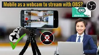 OBS Ninja se Without App || How do I use my Android phone as a webcam to stream with OBS