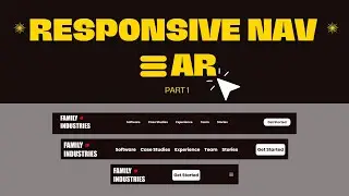 Creating Responsive Website || Responsive Nav Bar || Web Development Project Part-1