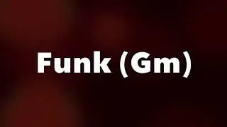 Jazz Funk Backing Track (Gm)