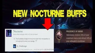 ★ NEW NOCTURNE BUFFS DUSKBRINGER AND PRESENCE OF THE MIND RUNE - Season 8, Patch 8.7