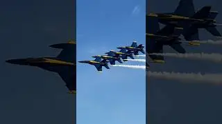 Blue Angels F-18 Insanely Close Formation! #airshow #fighterjet #f18