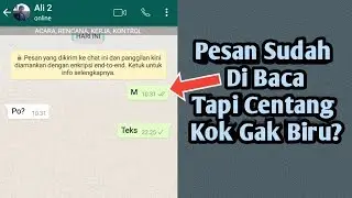 Cara Menghilangkan Centang Biru Di Whatsapp