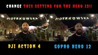 GoPro Hero 12 vs DJI Osmo Action 4 - Low Light Tests pt. 2