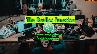 Realloc Function Easiest Way To Learn C With Atom Editor In Windows 10 #85 ►▼◄