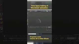 Time lapse making of my Wormhole animation. #timelapse #speedart