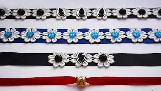 DIY Модные чокеры за 5 минут! Много вариантов!