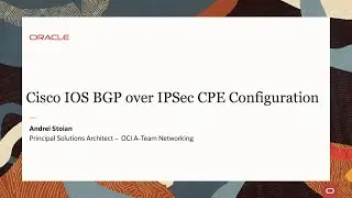 Cisco IOS BGP over IPSec CPE Configuration