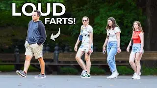 FUNNY Fart Prank in NYC! Earth-Shattering Farts!