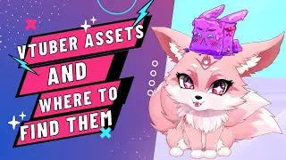 Where to find Vtuber Assets and How to add Assets to your Live Stream #vtuberassets