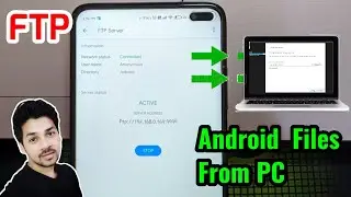 FTP To Access Android Device Files By Windows PC || Android FTP [over WiFi or Mobile Hotspot]