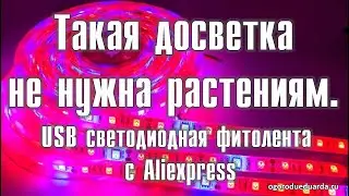 Фитолента с Aliexpress. Такому подарку растения будут не рады.