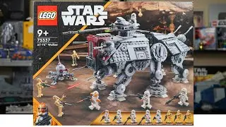 LEGO Star Wars 75337 AT-TE WALKER Review! (2022)