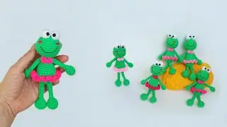 🐸💚Вяжу КРАСОТУ и ПРОДАЮ! 💚Как связать лягушку крючком подробный мастер класс