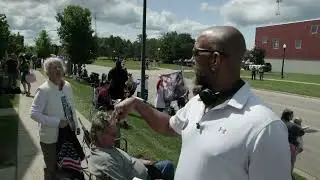 Woman accuses Kamala Harris supporter of infiltrating Howell at Trump event