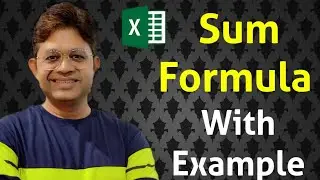 Sum Formula in Excel| Sum formula with example