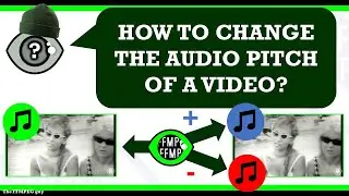 How to change the audio pitch of a video | Lower & heighten soundtrack | Sound transformation AFX