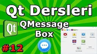 Qt dersleri #12 QMessageBox Özellikleri ve Kullanımı