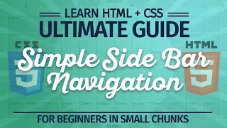 1 HTML navigation, creating a side panel | Ultimate Guide in Easy Steps