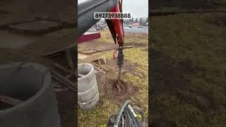 Бурение колодца. Первые слои. 