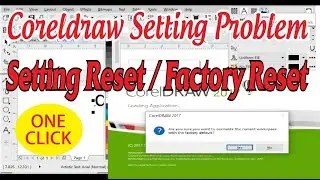 How to Reset Coreldraw Settings Hindi | Coreldraw Reset Default Setting | Coreldraw Factory Reset