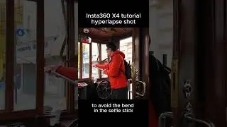 Insta360 X4 tutorial: How to make a hyperlapse shot