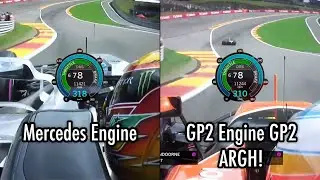 Poweful Mercedes Engine vs GP2 Engine GP2 ARGH!!!