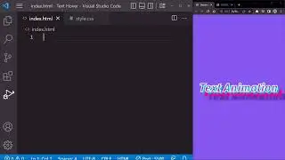 Text Hover in Html & CSS | Text Animation | Animation in Html & CSS3